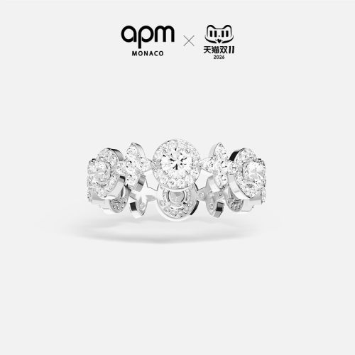 APM白雪公主戒指女情侣对戒