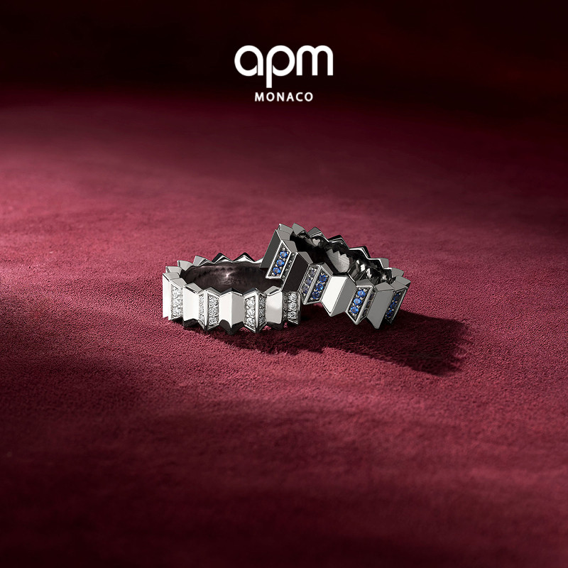 APMUpandDown戒指情侣对戒图片