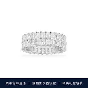 简约饰品生日礼物 Eclat系列双圈银戒指女设计感时尚 Monaco APM