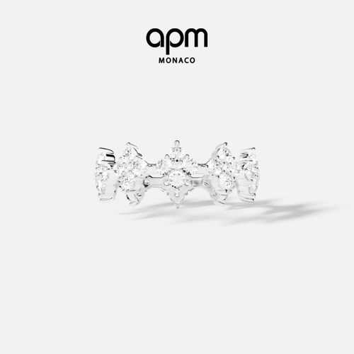 APMMonaco闪耀戒指银白