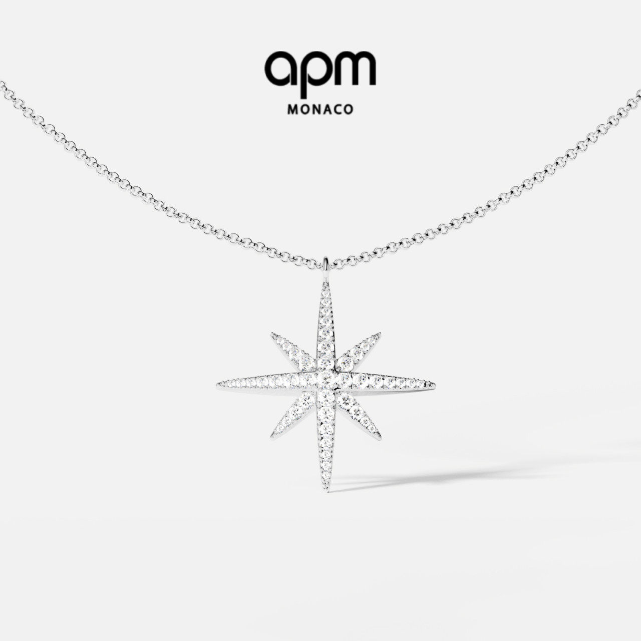 APM六芒星项链女简约送礼