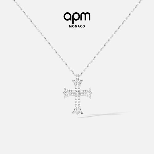 APM十字项链男轻奢小众生日礼物