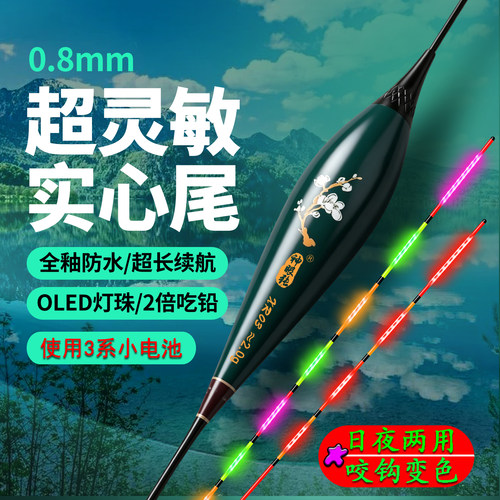 OLED双面灯珠硬尾咬钩变色高灵敏