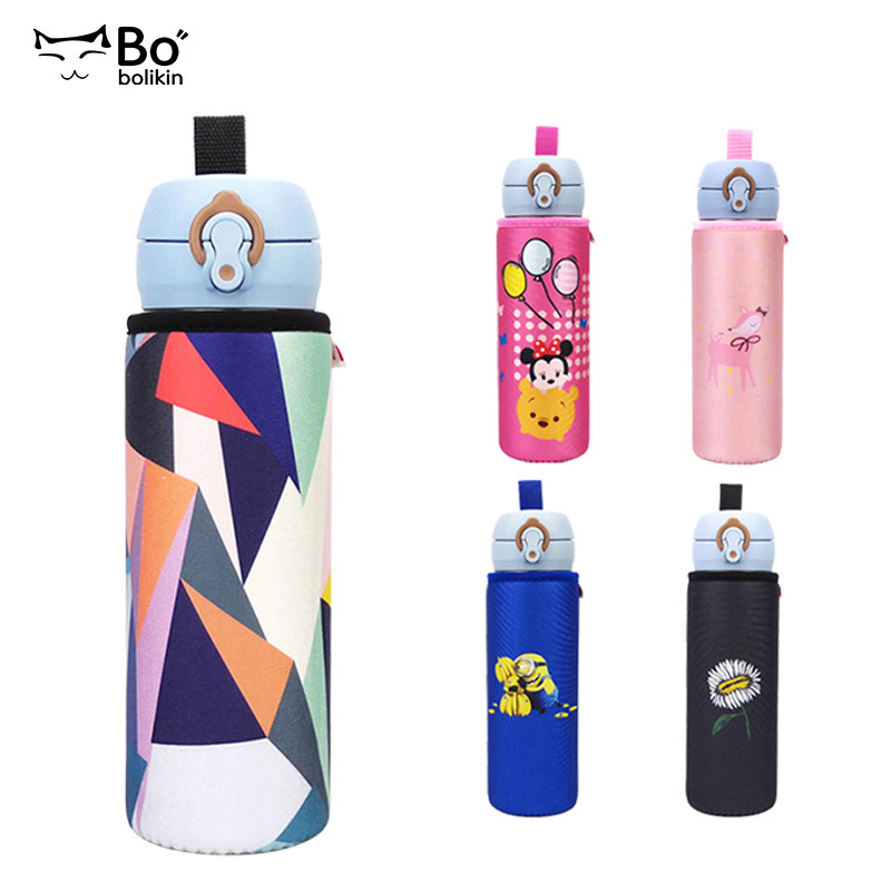 膳魔师卡通杯套保护套可爱通用防摔水杯套象印保温杯套350 500ml