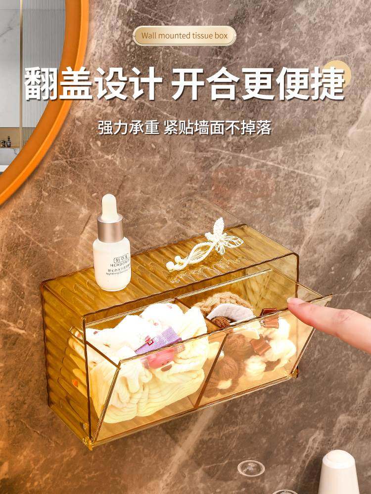 kaman发饰收纳盒壁挂透明儿童发夹发卡皮筋头饰首饰盒新款饰品盒