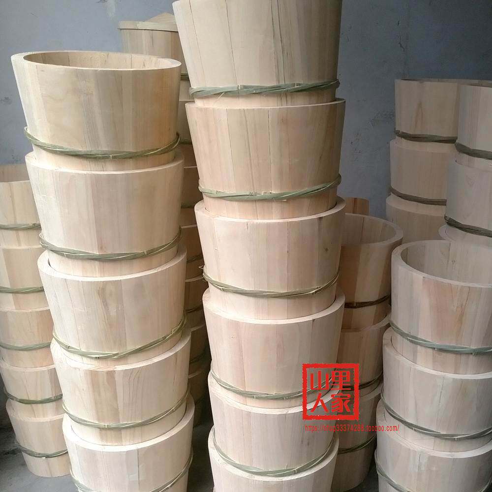 蒸饭木桶厨房家用甑子纯手工小号木桶饭餐具餐厅商用蒸笼杉木包邮