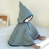 婴儿披风外套儿童披肩网红洋气男女宝宝防风斗篷外出抱被春秋冬季