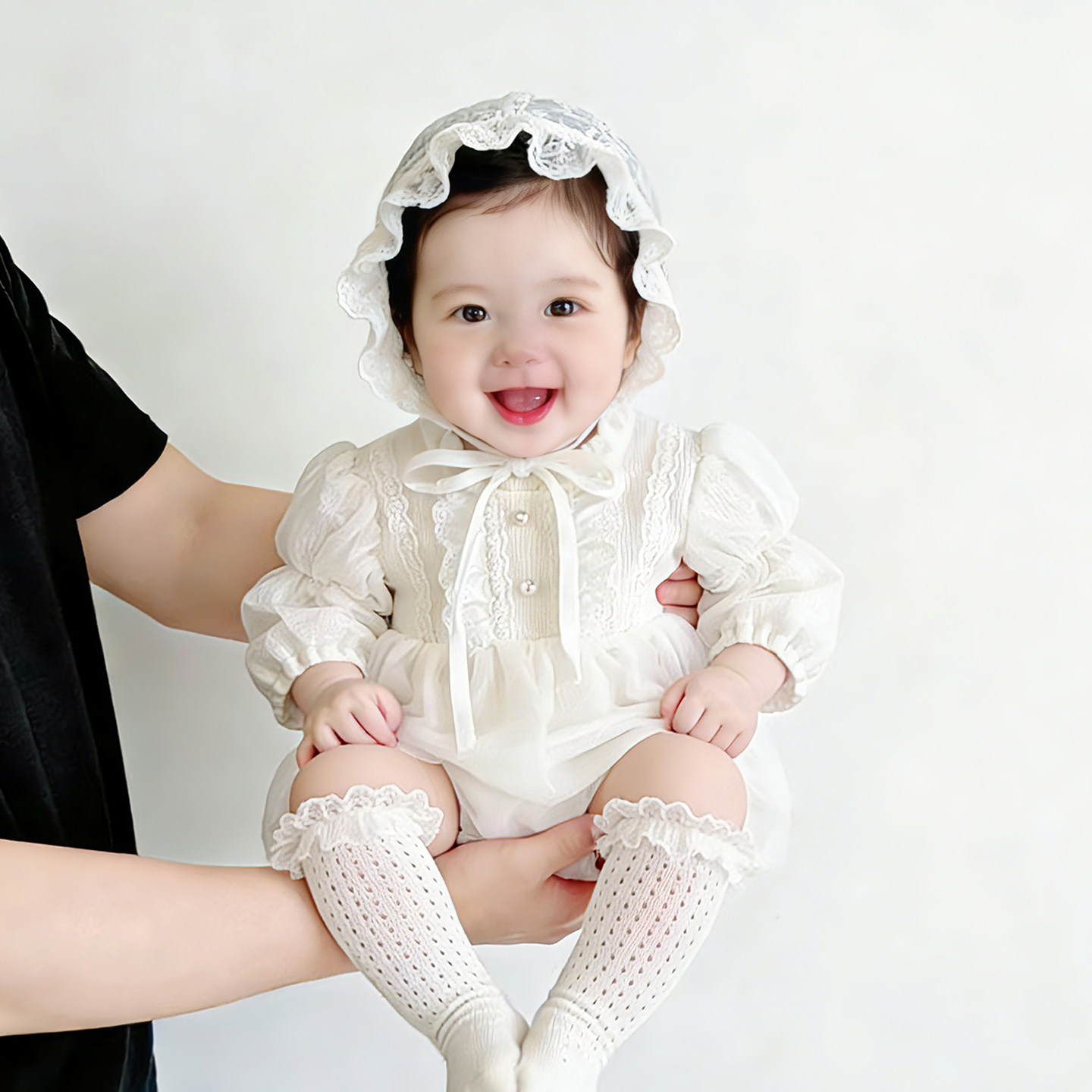 婴儿百天周岁礼服哈衣裙子连衣裙图片