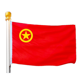 中国共青团团旗1号2号3号4号5号定做大号手持纳米防水红旗装饰户外定制旗帜定做