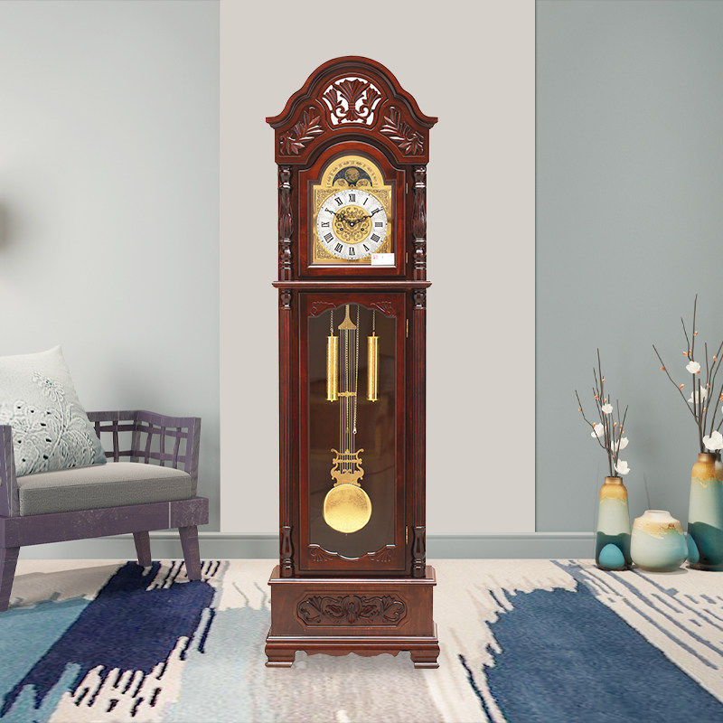 北极星落地钟实木立钟新中式古典机械钟复古大座钟别墅报时钟正品,家居饰品,立钟/落地钟,淘宝优惠券,粉丝福利购,淘宝优惠卷