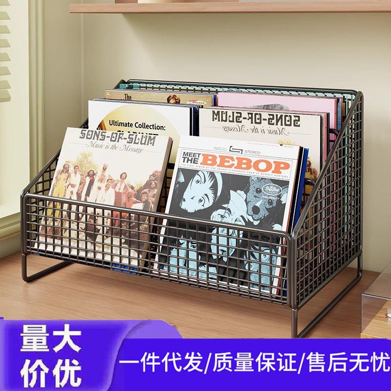 cd架阶梯式陈列放置架桌面置物架光盘展示架专辑收纳盒光碟片磁带
