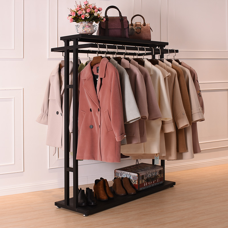 服装店双排双杠衣服中间两根2货架11月26日最新优惠