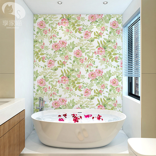 小清新玫瑰植物花砖厨房卫生间瓷砖阳台墙砖地砖法式莫兰迪艺术砖