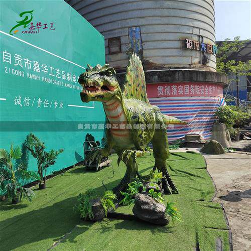 厂家定制仿真恐龙模型大型机电棘龙摆件大号仿真恐龙玩具厂