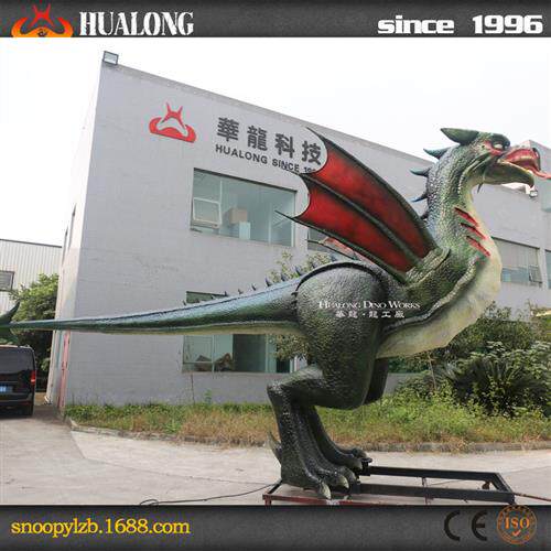 仿真飞龙模型大型景区游乐园户外美陈引流展品恐龙模型源头厂家