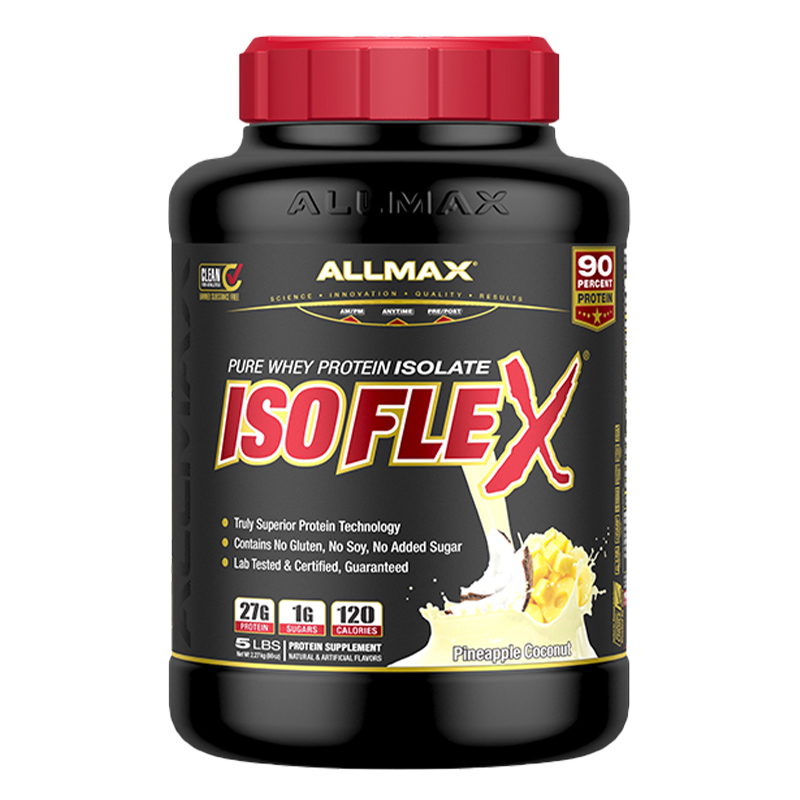 ALLMAX ISOFLEX 纯分离乳清蛋白质粉健身增肌补剂 保健食品/膳食营养补充食品 乳清蛋白 原图主图