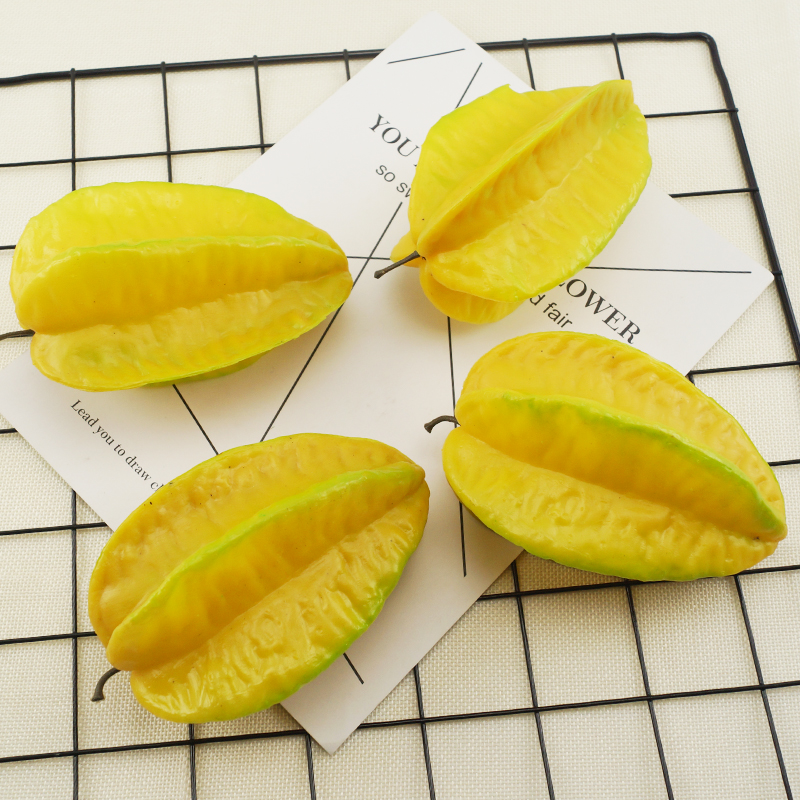 塑料杨桃仿真蔬菜模型道具玩具