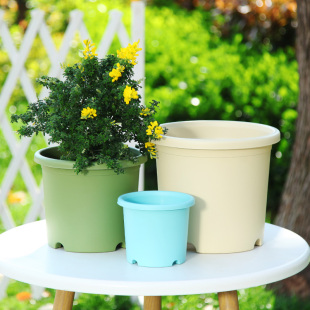 四季 绣球阳台庭院大号花盆 花盆塑料树脂北欧简约控根加厚绿萝月季