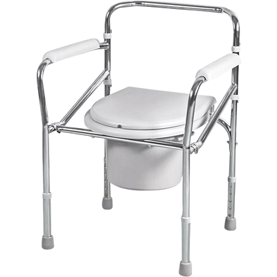 鱼跃坐厕椅H022B可折叠家用老人坐便器