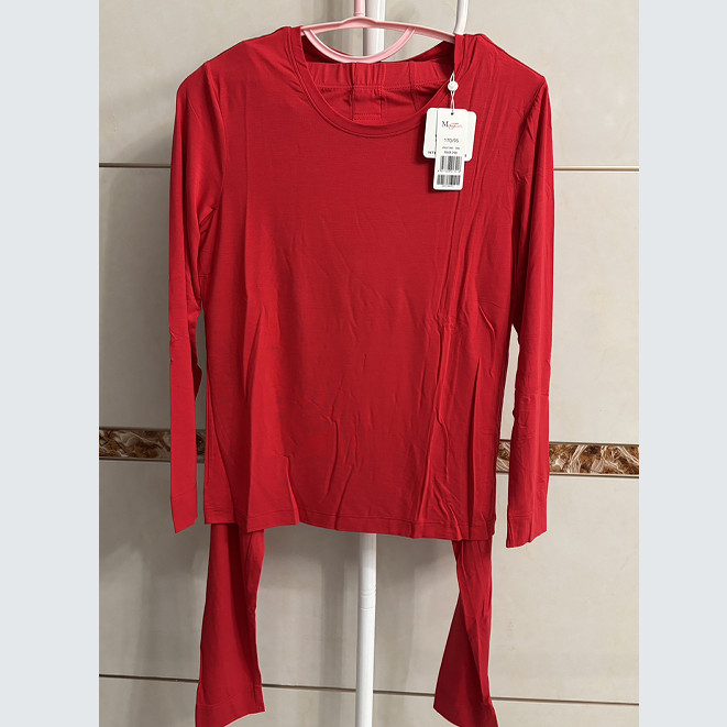 曼妮芬男士薄款秋衣秋裤套装