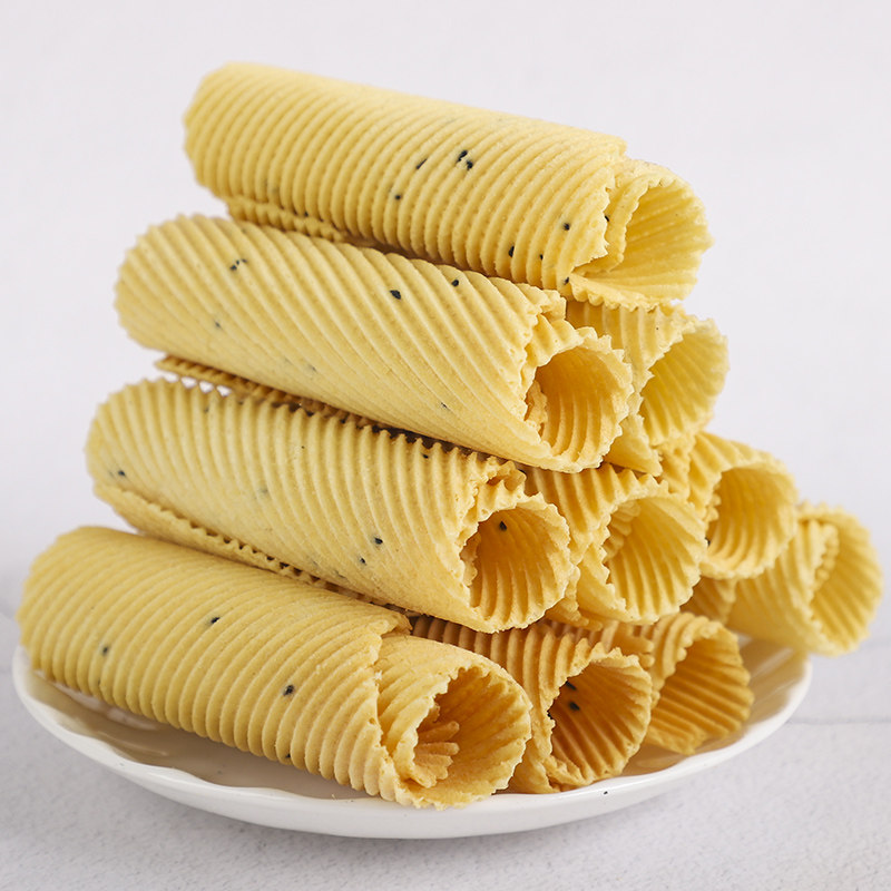 老式鸡蛋卷红糖蛋卷手工传统老食品休闲小吃香酥饼干脆小零食整箱