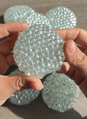 玻璃珠手作球吵吵球填充物系列捏捏球纯手工diy底胶解压儿童礼物