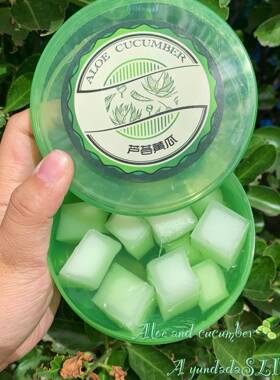 芦荟黄瓜不沾手椰果透泰水晶泥