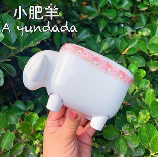 成品 包邮 可爱小肥羊 史莱姆起泡胶牛头白胶吸手指解压网红快手ins