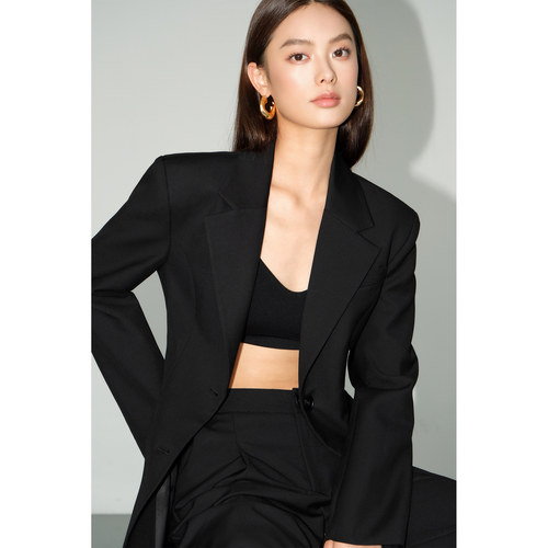 修身显瘦高级感气质西服西装外套