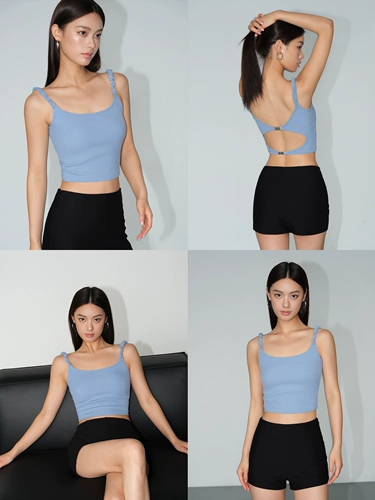 Черные сексуальные подтяжки, топ с чашечками, дизайнерская короткая майка топ без рукавов, с открытой спиной, тренд сезона