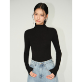 修身 NEVA 气质上衣 高领针织内搭打底衫 女秋冬长袖 现货7折