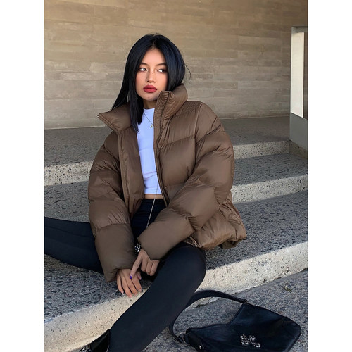 2023秋冬新款白鸭绒棉服外套