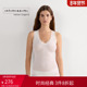 Intimissimi意舒漫含绵羊毛吊带蕾丝花边修身 保暖打底背心CGD49P