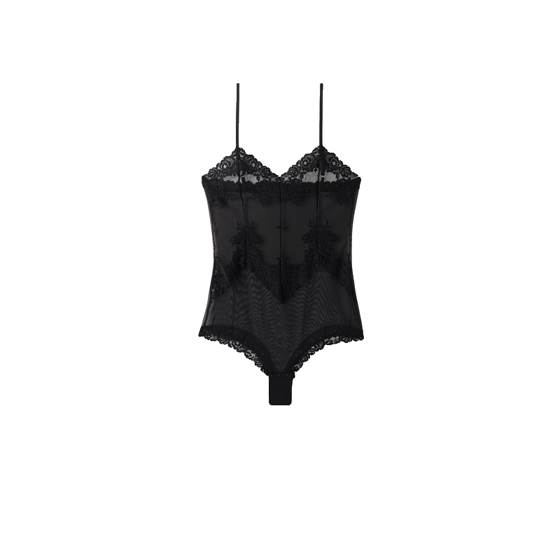 Intimissimi意舒漫时尚优雅蕾丝打底性感吊带连体内衣BO1294B