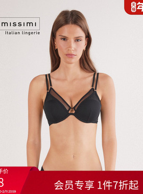 Intimissimi意舒漫ELENA时尚性感网纱深V有衬垫文胸RID2580