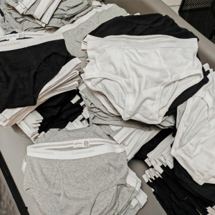 外贸尾货大板型肥佬裤 男中腰纯棉三角裤 衩 明显瑕疵 34.9发三条