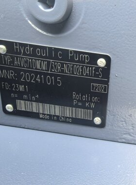 力士乐A4VG71DWDM1/32R-NZF02F041F-S液压泵A4VG250EP2DM1/32R-NZ