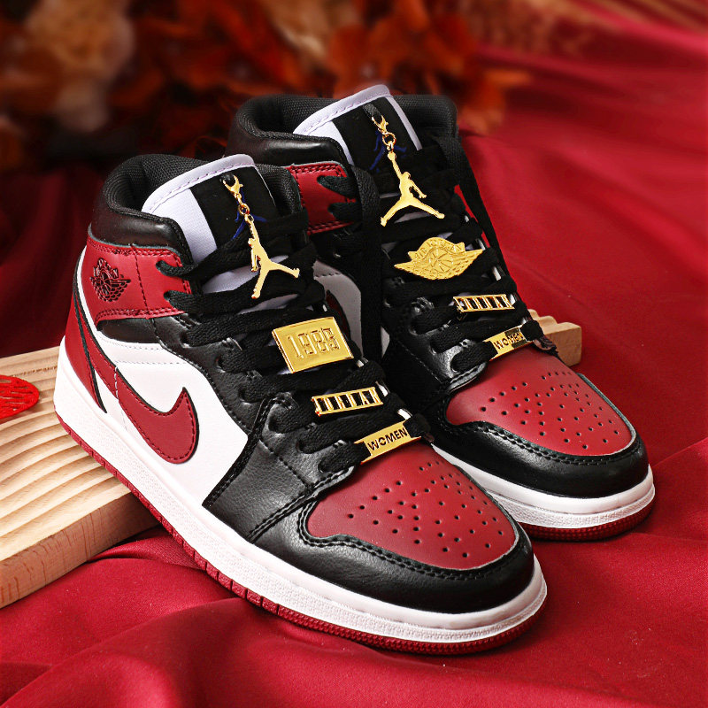 aj婚鞋装饰新娘配饰可拆卸小红书midmaroon酒红脚趾飞翼飞人鞋扣