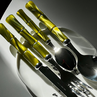 EDITOR意大利Rivadossi BAMBOO竹节餐刀餐叉餐