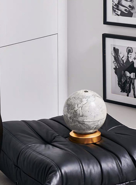 EDITOR01x Homely Globe新款金属底座地球仪书房客厅摆件双语手工