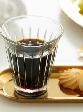 EDITOR01法国La Rochère咖啡杯透明耐热玻璃杯防烫甜点杯酒杯
