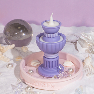 边集EDITOR ALFAFA许愿池紫色蜡烛罗兰梦境喷泉叠叠香薰梦幻礼盒