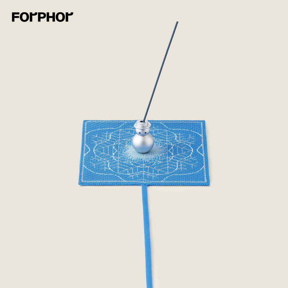 福图雪华雪人线香插套装