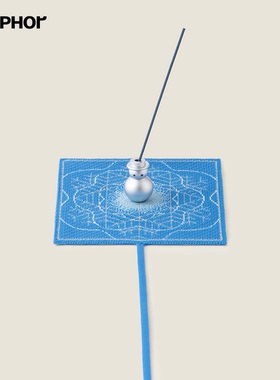 边集EDITOR 福图雪华雪人线香插套装含线香圣诞新年礼物