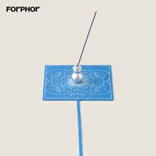 边集EDITOR 福图雪华雪人线香插套装含线香圣诞新年礼物