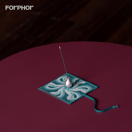 边集EDITOR福图FORPHOR玉壶春瓶香插线香针织卷轴便携新中式礼物