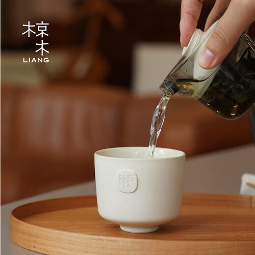 椋木清饮快客杯人工吹制