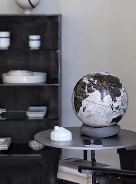 EDITOR01 Homely Globe宏微地球北欧书房客厅手工地球仪水泥底座