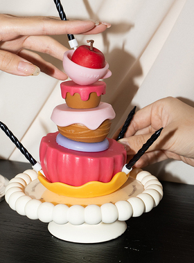 边集EDITOR LAGOMLAB许愿蛋糕蜡烛叠叠蜡香薰可爱复古风粉色礼盒