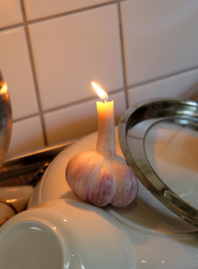 边集EDITOR 糖浆syrup“蒜蜡”香氛造型蜡烛大蒜香薰特别礼物